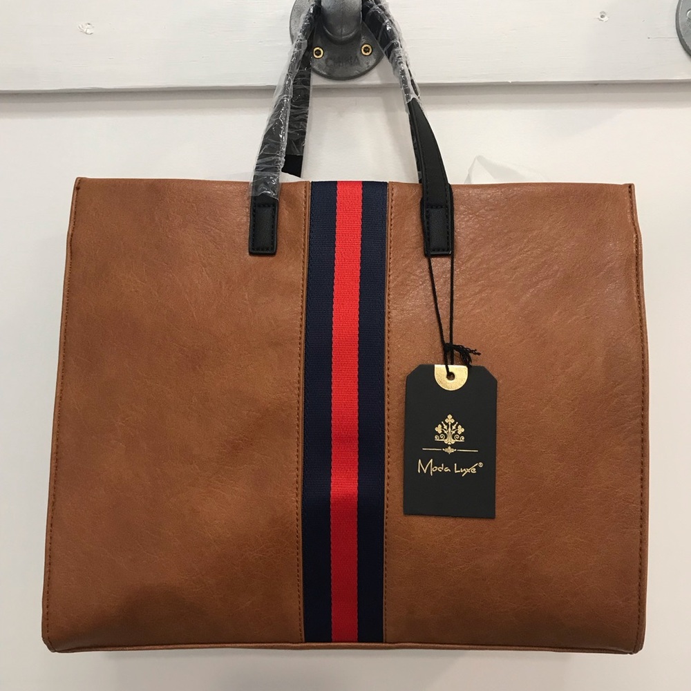 NWT Moda Luxe large purse/satchel (perfect as a high end tote/briefcase)